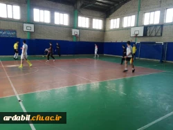  مسابقه ورزشی فوتسال در پردیس علامه طباطبایی 