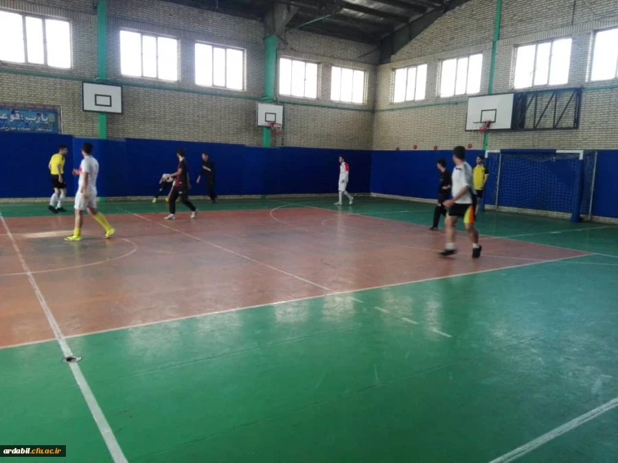  مسابقه ورزشی فوتسال در پردیس علامه طباطبایی 