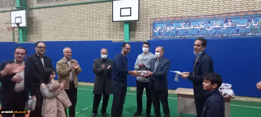 مسابقه ورزشی فوتسال بین کارکنان پردیس ها و مرکز دانشگاه فرهنگیان اردبیل