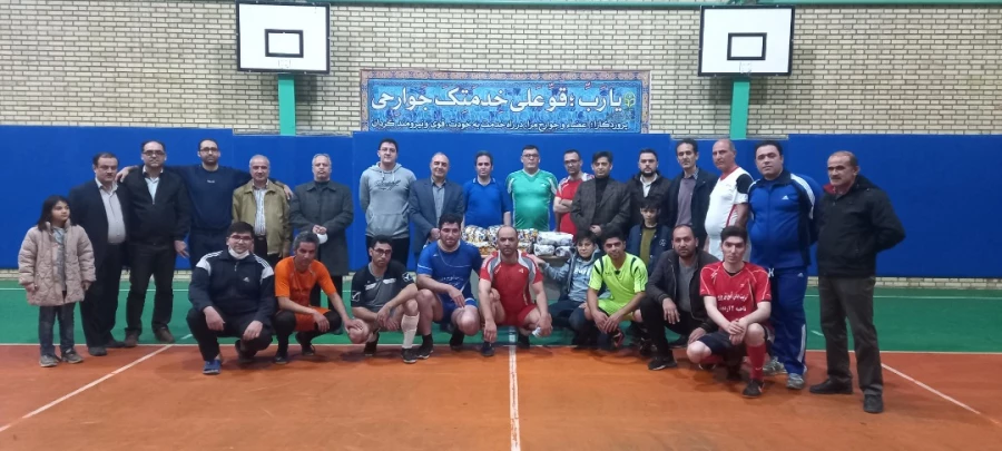 مسابقه ورزشی فوتسال بین کارکنان پردیس ها و مرکز دانشگاه فرهنگیان اردبیل