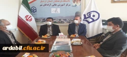 حضور فرماندار شهرستان نیر در  واحد دانشگاهی آزادگان نیر- دانشگاه فرهنگیان اردبیل