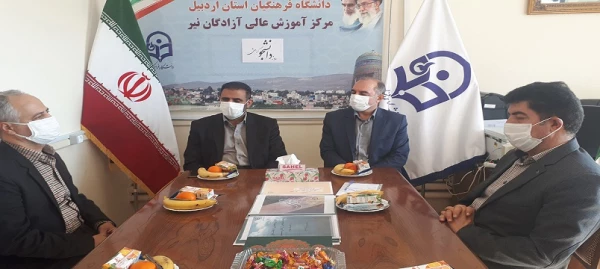 حضور فرماندار شهرستان نیر در  واحد دانشگاهی آزادگان نیر- دانشگاه فرهنگیان اردبیل