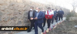 حضور فرماندار شهرستان نیر در  واحد دانشگاهی آزادگان نیر- دانشگاه فرهنگیان اردبیل