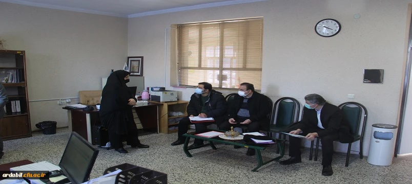 بازدید واحد نظارت و ارزیابی دانشگاه محقق اردبیلی از مجموعه دانشگاه فرهنگیان اردبیل 