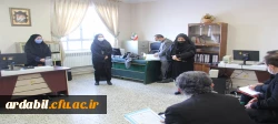 بازدید واحد نظارت و ارزیابی دانشگاه محقق اردبیلی از مجموعه دانشگاه فرهنگیان اردبیل 
