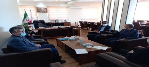 دیدار سرپرست مدیریت امور پردیس های دانشگاه فرهنگیان اردبیل با رییس سازمان برنامه و بودجه استان اردبیل 