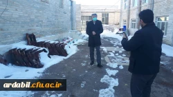 بازدید هیأت نظارت، ارزیابی و تضمین کیفیت آموزش عالی استان اردبیل از واحد دانشگاهی آزادگان نیر