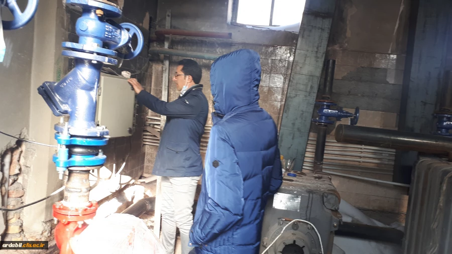 حضور کارشناسان نوسازی و تجهیز مدارس استان اردبیل در واحد دانشگاهی آزادگان نیر