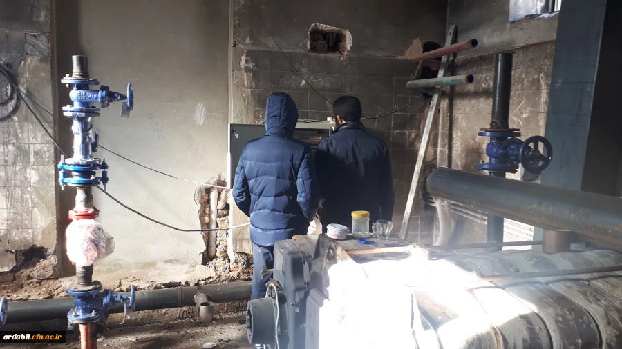 حضور کارشناسان نوسازی و تجهیز مدارس استان اردبیل در واحد دانشگاهی آزادگان نیر