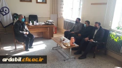 حضور جمعی از مسئولان کمیته امداد حضرت امام خمینی (ره) استان اردبیل در واحد دانشگاهی نیر