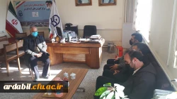 حضور جمعی از مسئولان کمیته امداد حضرت امام خمینی (ره) استان اردبیل در واحد دانشگاهی نیر