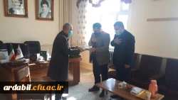 حضور جمعی از مسئولان کمیته امداد حضرت امام خمینی (ره) استان اردبیل در واحد دانشگاهی نیر