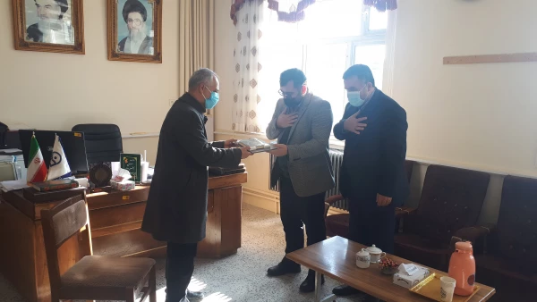 حضور جمعی از مسئولان کمیته امداد حضرت امام خمینی (ره) استان اردبیل در واحد دانشگاهی نیر