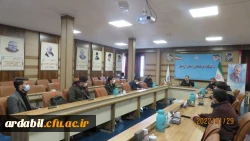  جلسه تشریح فعالیت های فرهنگی و اجتماعی پردیس علامه طباطبایی اردبیل
