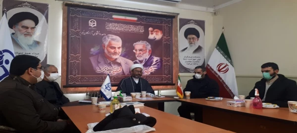 مراسم تکریم و معارفه مسئول جدید بسیج دانشجویی مرکز آزادگان نیر