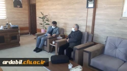 دیدار رییس مرکز اموزش عالی واحد ازدگان نیر با فرماندار جدید شهرستان نیر 