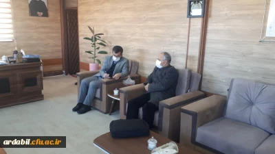 دیدار رییس مرکز اموزش عالی واحد ازدگان نیر با فرماندار جدید شهرستان نیر 