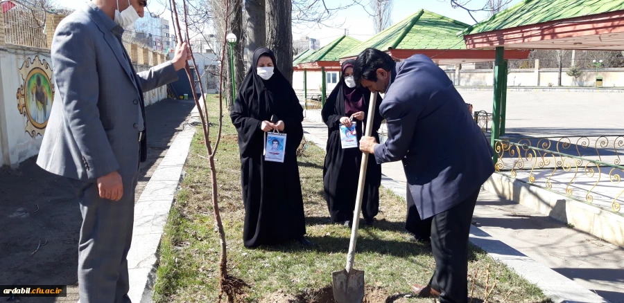 کاشت نهال به مناسبت روز درختکاری