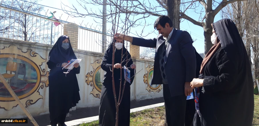 کاشت نهال به مناسبت روز درختکاری