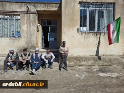 حضور دانشجومعلمان واحد دانشگاهی آزادگان نیر در اردوی جهادی عهد خدمت