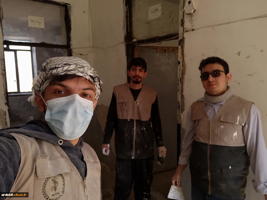 حضور دانشجومعلمان واحد دانشگاهی آزادگان نیر در اردوی جهادی عهد خدمت