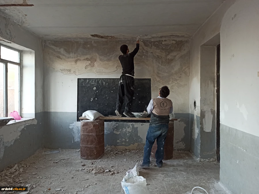 حضور دانشجومعلمان واحد دانشگاهی آزادگان نیر در اردوی جهادی عهد خدمت