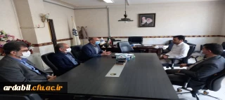 دیدار سرپرست مدیریت امور پردیس های استان اردبیل با مدیر کل نوسازی مدارس استان اردبیل