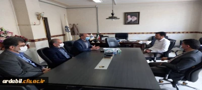 دیدار سرپرست مدیریت امور پردیس های استان اردبیل با مدیر کل نوسازی مدارس استان اردبیل