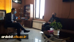 دیدار صمیمی رییس واحد دانشگاهی آزادگان با شهردار نیر