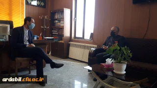 دیدار صمیمی رییس واحد دانشگاهی آزادگان با شهردار نیر