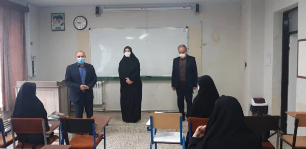 بازدید سرپرست مدیریت امور پردیس های استان از پردیس بنت الهدی صدر