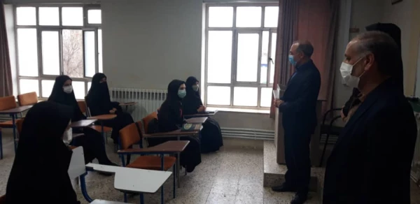 بازدید سرپرست مدیریت امور پردیس های استان از پردیس بنت الهدی صدر