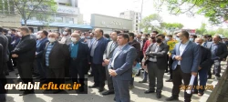 حضور اساتید،کارکنان و دانشجو معلمان دانشگاه فرهنگیان استان اردبیل در راهپیمایی روز جهانی قدس
