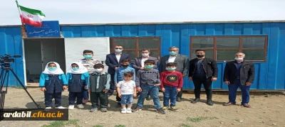 مرمت و بهسازی مدرسه جعفریه بخش قشلاقدشت به همت گروه جهادی دانشگاه فرهنگیان اردبیل 