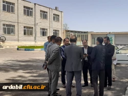 بازدید مدیرکل آموزش و پرورش استان اردبیل از واحد دانشگاهی آزادگان نیر