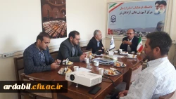 بازدید معاون مدیر کل برنامه ریزی فرهنگی و اجتماعی سازمان مرکزی دانشگاه