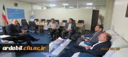 بازدید معاون مدیر کل برنامه ریزی فرهنگی و اجتماعی دانشگاه فرهنگیان از فعالیت های فرهنگی و اجتماعی استان اردبیل