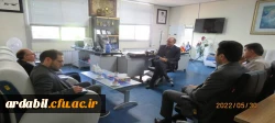 بازدید معاون مدیر کل برنامه ریزی فرهنگی و اجتماعی دانشگاه فرهنگیان از فعالیت های فرهنگی و اجتماعی استان اردبیل