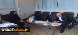 بازدید معاون مدیر کل برنامه ریزی فرهنگی و اجتماعی دانشگاه فرهنگیان از فعالیت های فرهنگی و اجتماعی استان اردبیل