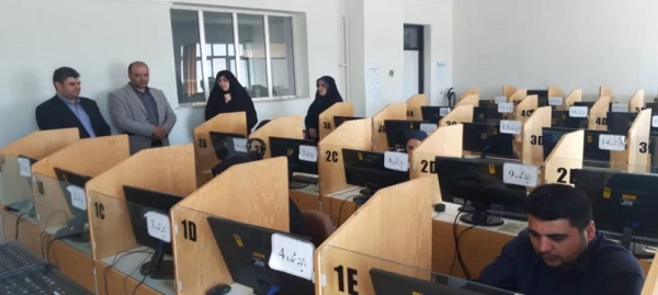 آزمون متمرکز حضوری- الکترونیکی نیروهای مشمول قانون تعیین تکلیف وزارت آموزش و پرورش در دانشگاه فرهنگیان اردبیل