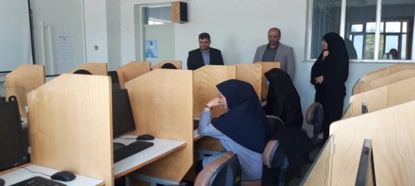 آزمون متمرکز حضوری- الکترونیکی نیروهای مشمول قانون تعیین تکلیف وزارت آموزش و پرورش در دانشگاه فرهنگیان اردبیل