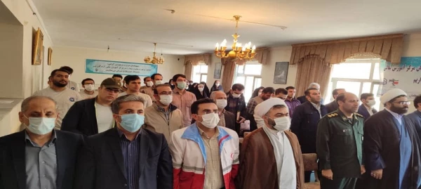آیین افتتاحیه طرح جهادی عهد خدمت دانشجو معلمان دانشگاه فرهنگیان اردبیل