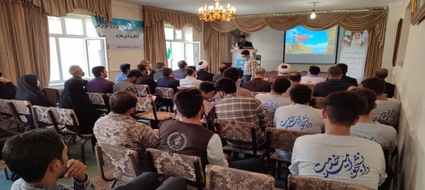 آیین افتتاحیه طرح جهادی عهد خدمت دانشجو معلمان دانشگاه فرهنگیان اردبیل