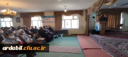 آیین افتتاحیه طرح جهادی عهد خدمت دانشجو معلمان دانشگاه فرهنگیان اردبیل