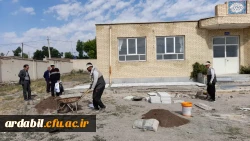 بازدید مسئولان فرهنگی و اجتماعی  از طرح جهادی عهد خدمت دانشجو معلمان 