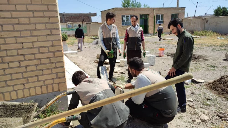 بازدید مسئولان فرهنگی و اجتماعی  از طرح جهادی عهد خدمت دانشجو معلمان 