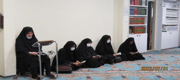  قرائت پرفیض زیارت عاشورا در دانشگاه فرهنگیان اردبیل 