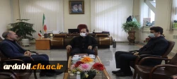 بازدید سرپرست دفتر نظارت و ارزیابی و تضمین کیفیت سازمان مرکزی از دانشگاه فرهنگیان استان اردبیل       