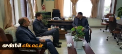 بازدید سرپرست دفتر نظارت و ارزیابی و تضمین کیفیت سازمان مرکزی از دانشگاه فرهنگیان استان اردبیل       