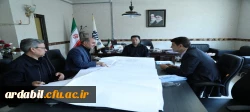 بازدید سرپرست دفتر نظارت و ارزیابی و تضمین کیفیت سازمان مرکزی از دانشگاه فرهنگیان استان اردبیل       